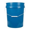 World Enterprises Bucket, 12 in H, Chevron 5CHBLU